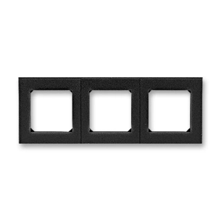 Rámeček trojnásobný, 3901H-A05030 63, ABB, Levit®M, onyx / kouřová černá