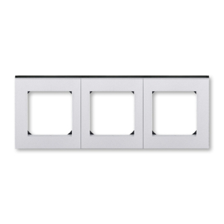 Rámeček trojnásobný, 3901H-A05030 70, ABB, Levit®M, titanová / kouřová černá