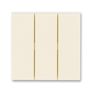 Kryt spínače trojnásobného, 3559H-A00666 17, ABB, Levit®, slonová kost / bílá