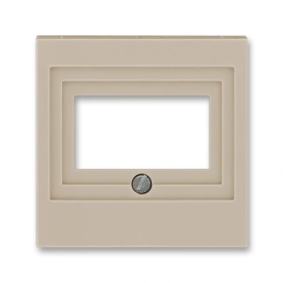 Kryt zásuvky komunikační, přímé, 5014H-A00040 18, ABB, Levit®, macchiato