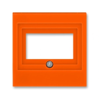 Kryt zásuvky komunikační, přímé, 5014H-A00040 66, ABB, Levit®, oranžová