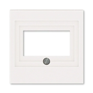 Kryt zásuvky komunikační, přímé, 5014H-A00040 68, ABB, Levit®M, perleťová