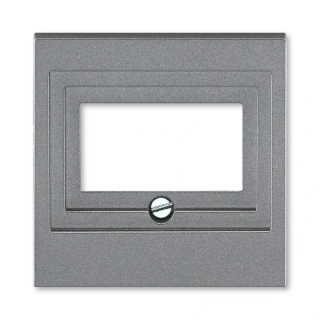 Kryt zásuvky komunikační, přímé, 5014H-A00040 69, ABB, Levit®M, ocelová