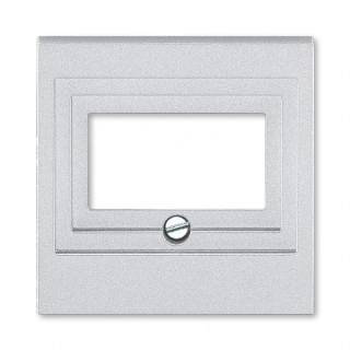 Kryt zásuvky komunikační, přímé, 5014H-A00040 70, ABB, Levit®M, titanová