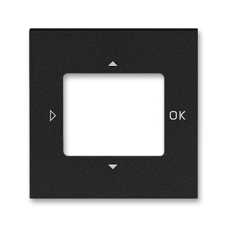 Kryt pro přístroje s displejovým modulem, 3299H-A40100 63, ABB, Levit®M, onyx