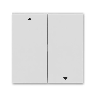 Kryt spínače žaluziového, 3559H-A00662 16, ABB, Levit®, šedá / bílá