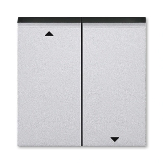 Kryt spínače žaluziového, 3559H-A00662 70, ABB, Levit®M, titanová / kouřová černá