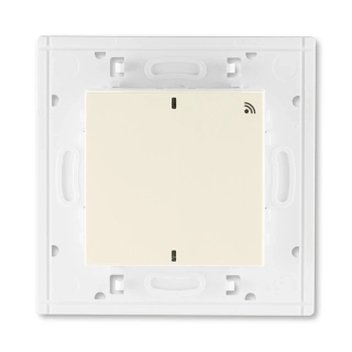 Vysílač RF jednonásobný, nástěnný, 3299H-A21908 17, ABB, Levit®, slonová kost / bílá