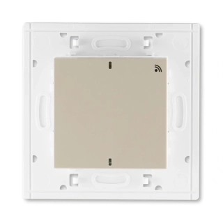 Vysílač RF jednonásobný, nástěnný, 3299H-A21908 18, ABB, Levit®, macchiato / bílá