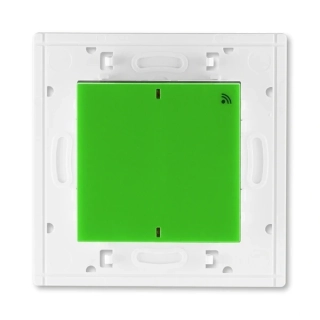 Vysílač RF jednonásobný, nástěnný, 3299H-A21908 67, ABB, Levit®, zelená / kouřová černá