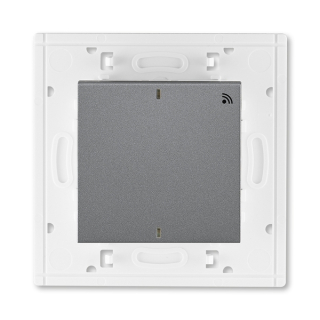 Vysílač RF jednonásobný, nástěnný, 3299H-A21908 69, ABB, Levit®M, ocelová / kouřová černá