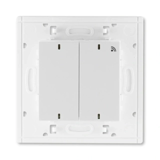 Vysílač RF dvojnásobný, nástěnný, 3299H-A11908 16, ABB, Levit®, šedá / bílá
