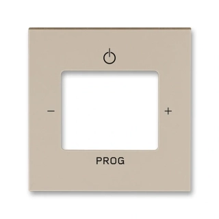 Kryt zesilovače s tunerem FM, 3299H-A40200 18, ABB, Levit®, macchiato