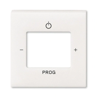 Kryt zesilovače s tunerem FM, 3299H-A40200 68, ABB, Levit®M, perleťová