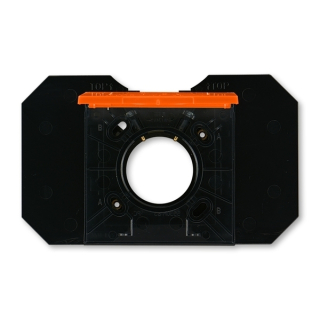 Zásuvka centrálního vysávání, 5530H-C67107 66, ABB, Levit®, oranžová / kouřová černá