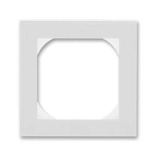 Rámeček jednonásobný s otvorem 55x55, 3901H-A05510 16, ABB, Levit®, šedá / bílá