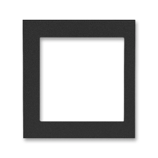Kryt rámečku s otvorem 55x55, krajní, 3901H-A00255 63, ABB, Levit®M, onyx