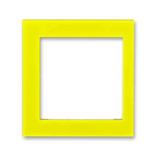 Kryt rámečku s otvorem 55x55, krajní, 3901H-A00255 64, ABB, Levit®, žlutá