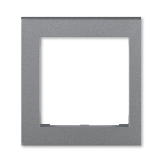 Kryt rámečku s otvorem 55x55, krajní, 3901H-A00255 69, ABB, Levit®M, ocelová