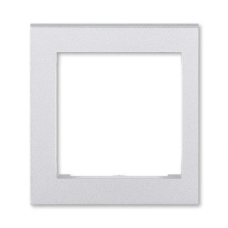 Kryt rámečku s otvorem 55x55, krajní, 3901H-A00255 70, ABB, Levit®M, titanová