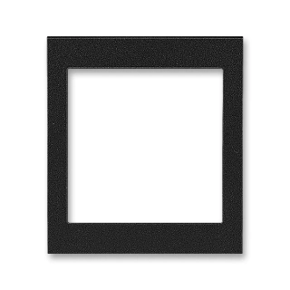 Kryt rámečku s otvorem 55x55, střední, 3901H-A00355 63, ABB, Levit®M, onyx