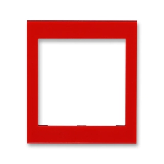 Kryt rámečku s otvorem 55x55, střední, 3901H-A00355 65, ABB, Levit®, červená