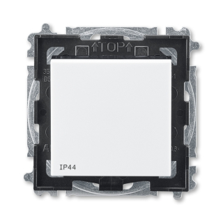 Spínač (ovladač) IP 44, řazení 6/0 (1/0), 3559H-A86940 62, ABB, Levit®, bílá / kouřová černá