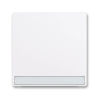 Kryt spínače s popisovým polem, 3559T-A00610 500, ABB, Zoni®, bílá