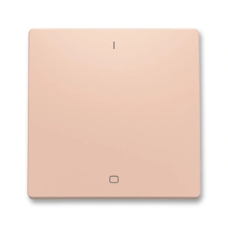 Kryt spínače kolébkového trojpólového, s potiskem, 3559T-A00933 242, ABB, Zoni®, pudrová