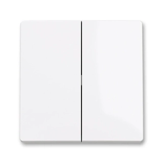 Kryt spínače dělený, 3559T-A00652 500, ABB, Zoni®, bílá