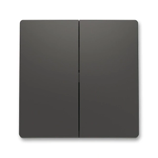 Kryt spínače dělený, 3559T-A00652 237, ABB, Zoni®, matná černá