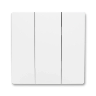 Kryt spínače trojnásobného, 3559T-A00666 240, ABB, Zoni®, matná bílá