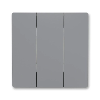 Kryt spínače trojnásobného, 3559T-A00666 241, ABB, Zoni®, šedá