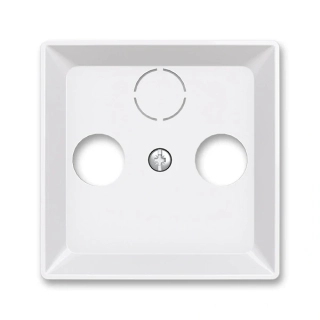 Kryt zásuvky anténní TV+R(+SAT), 5011T-A00300 500, ABB, Zoni®, bílá