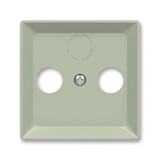Kryt zásuvky anténní TV+R(+SAT), 5011T-A00300 243, ABB, Zoni®, olivová
