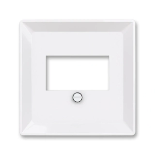 Kryt zásuvky komunikační, přímé, 5014T-A00040 500, ABB, Zoni®, bílá