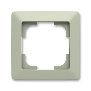 Rámeček jednonásobný, 3901T-A00010 143, ABB, Zoni®, olivová / bílá