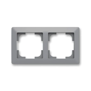 Rámeček dvojnásobný, 3901T-A00020 141, ABB, Zoni®, šedá / bílá