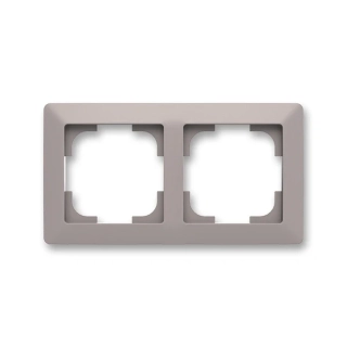 Rámeček dvojnásobný, 3901T-A00020 144, ABB, Zoni®, greige / bílá