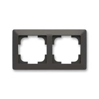 Rámeček dvojnásobný, 3901T-A00020 237, ABB, Zoni®, matná černá