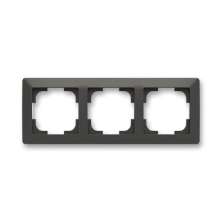 Rámeček trojnásobný, 3901T-A00030 137, ABB, Zoni®, matná černá / bílá 