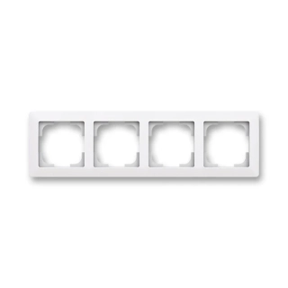 Rámeček čtyřnásobný, 3901T-A00040 500, ABB, Zoni®, bílá