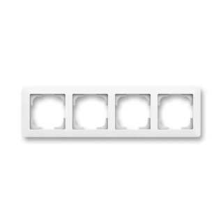 Rámeček čtyřnásobný, 3901T-A00040 240, ABB, Zoni®, matná bílá