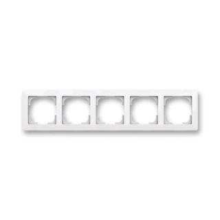 Rámeček pětinásobný, 3901T-A00050 500, ABB, Zoni®, bílá