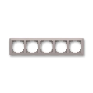 Rámeček pětinásobný, 3901T-A00050 144, ABB, Zoni®, greige / bílá