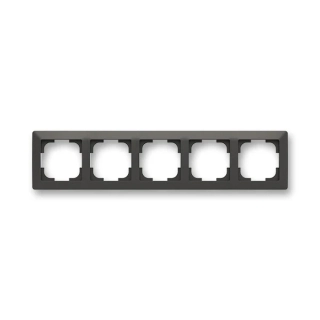 Rámeček pětinásobný, 3901T-A00050 237, ABB, Zoni®, matná černá