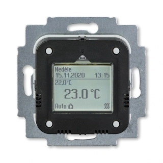 Termostat univerzální se spínacími hodinami (pro plovoucí kryt), 2CHX880040A0033, ABB