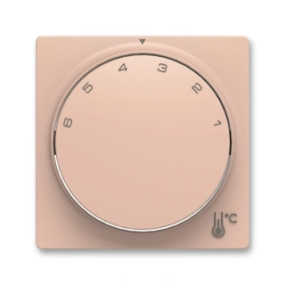 Kryt termostatu s otočným ovladačem, 3292T-A00300 242, ABB, Zoni®, pudrová