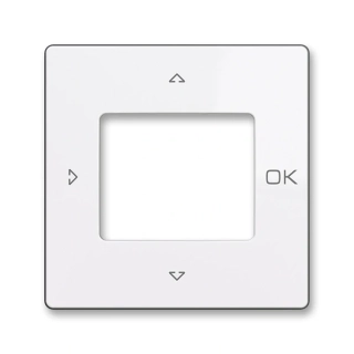 Kryt pro přístroje s displejovým modulem, 3299T-A40100 500, ABB, Zoni®, bílá
