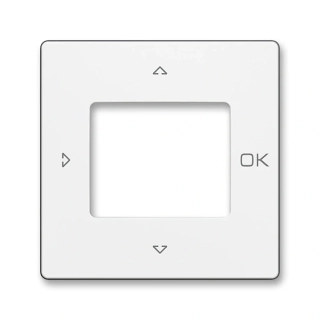 Kryt pro přístroje s displejovým modulem, 3299T-A40100 240, ABB, Zoni®, matná bílá